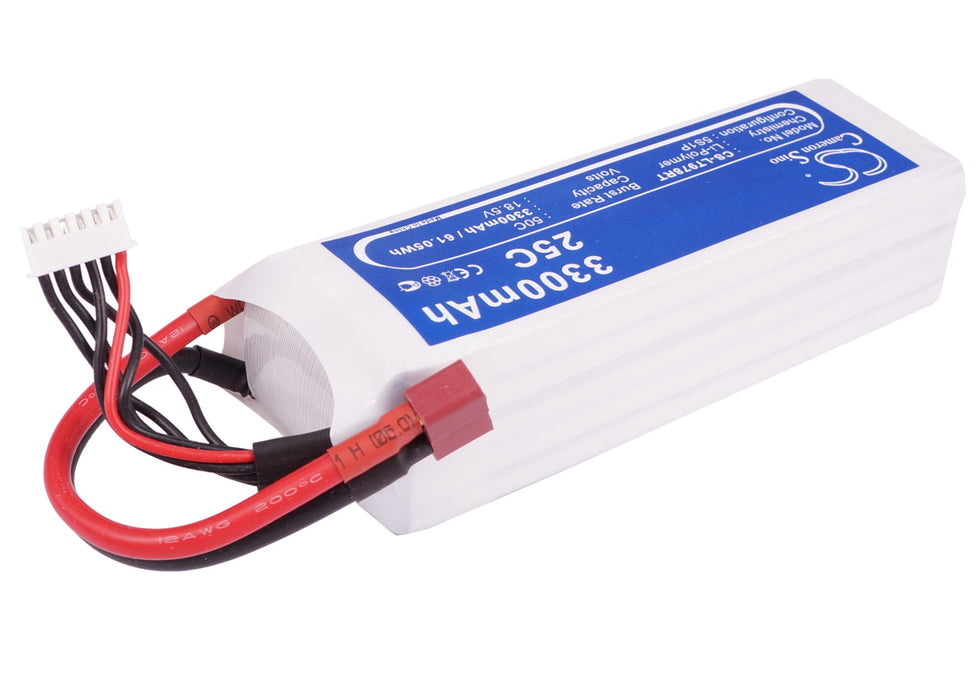 RC CS-LT978RT 3300mAh Train Replacement Battery-2