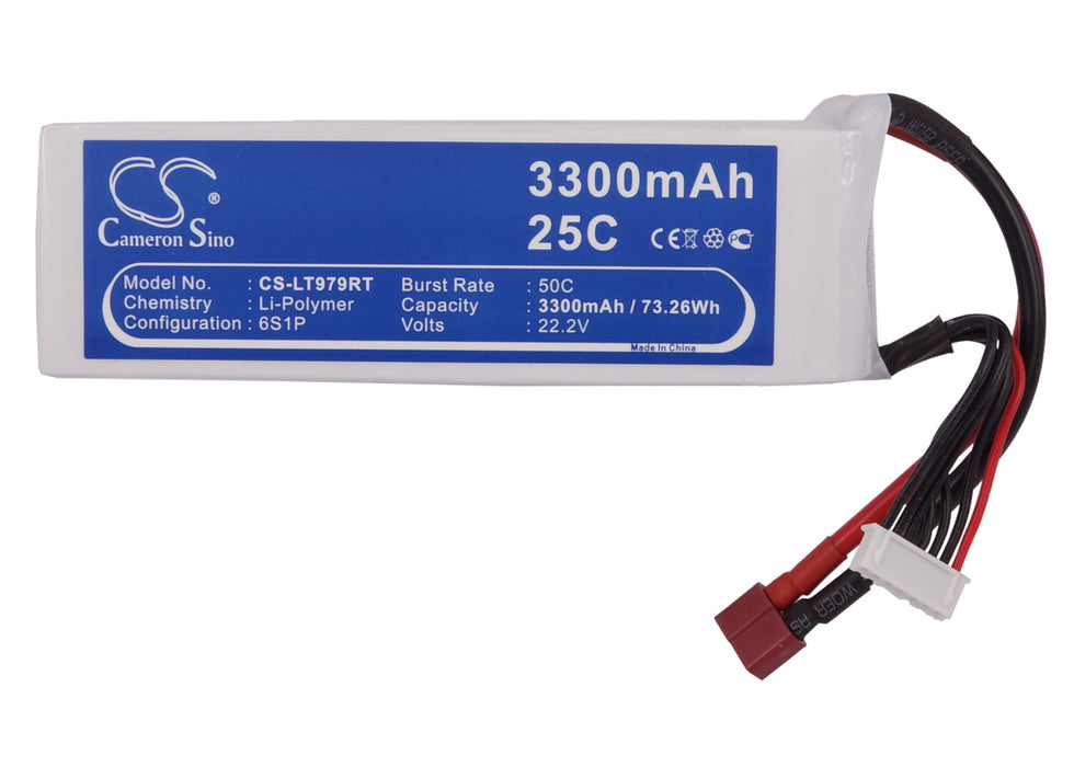 RC CS-LT979RT 3300mAh Train Replacement Battery-5