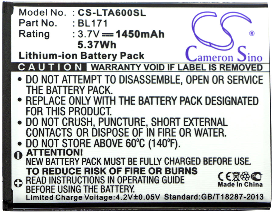 Lenovo A356 A368 A376 A390 A390T A50 A500 A60 A65 Mobile Phone Replacement Battery-3