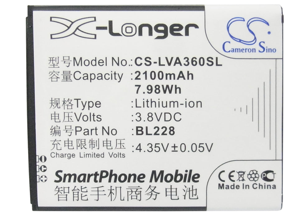 Lenovo A360T Mobile Phone Replacement Battery-5