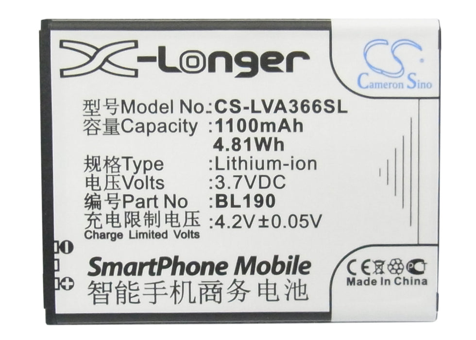 Lenovo A366T Mobile Phone Replacement Battery-5