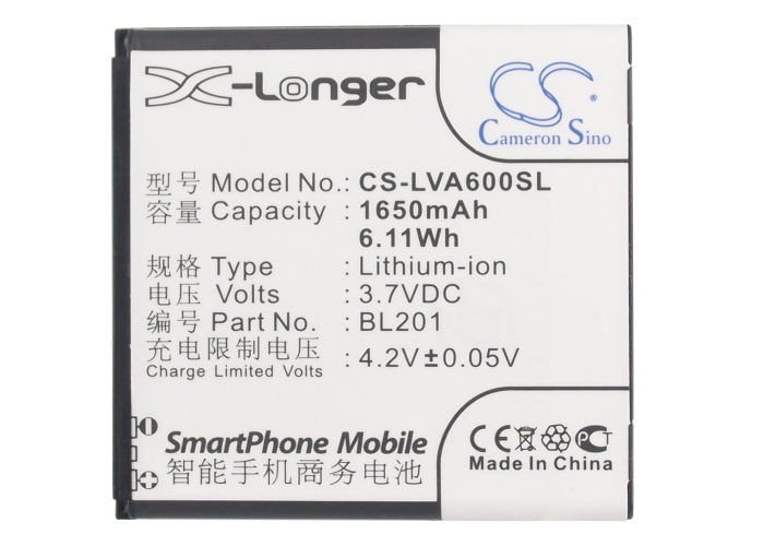 Lenovo A60+ Mobile Phone Replacement Battery-5