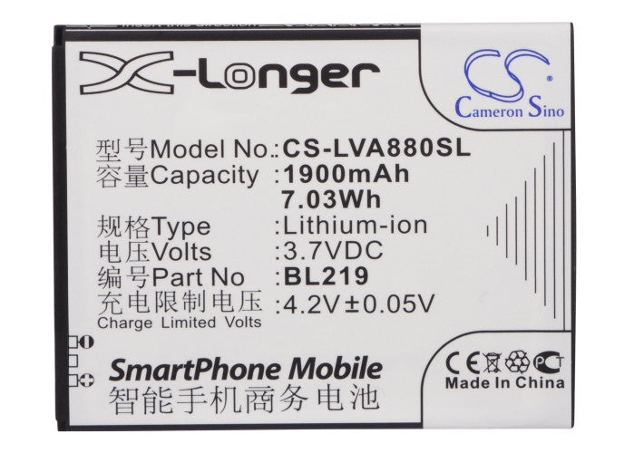 Lenovo A388t A880 A889 A916 A916 5.5in Mobile Phone Replacement Battery-5