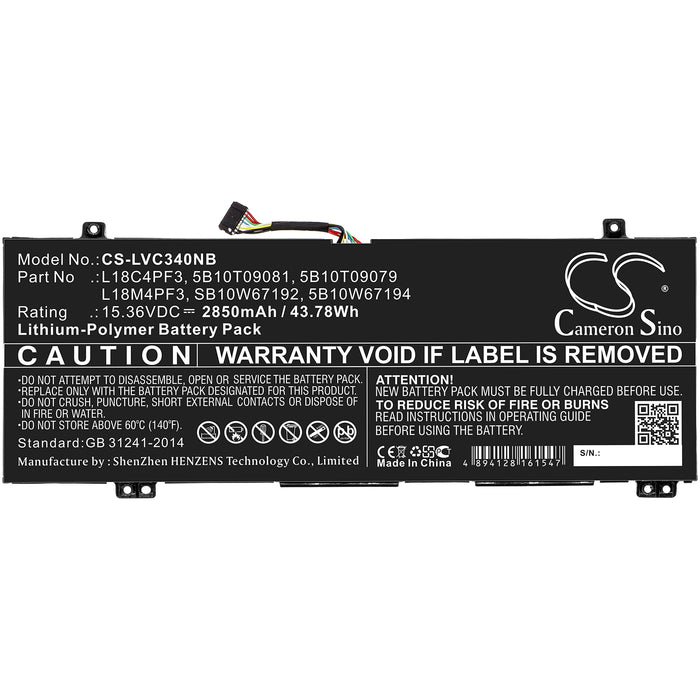 Lenovo IdeaPad C340-14API Ideapad C340-14API 81N6004UGE IdeaPad C340-14IWL IdeaPad Flex-14API Laptop and Notebook Replacement Battery-3