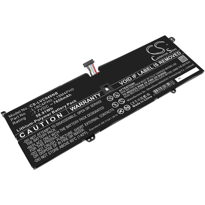 Lenovo Yoga Slim 9 14ITL5 82D10000UK Yoga Slim 9 14ITL5 82D10001UK Yoga Slim 9 14ITL5 82D10004PH Yoga Slim 9 1 Laptop and Notebook Replacement Battery