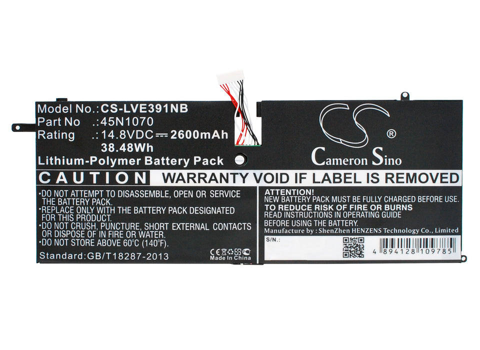Lenovo ThinkPad X1 Carbon 3444 ThinkPad X1 Carbon 3444 14in ThinkPad X1 Carbon 3448 ThinkPad X1 Carbon 3460 Laptop and Notebook Replacement Battery-5