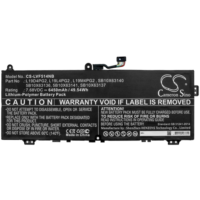 Lenovo C13 Yoga Gen 1 Chromebook-20UY Flex 5 1570 Flex 5 CB-13IML05 82B80006UX Flex 5 CB-13IML05 82B8000FAU Fl Laptop and Notebook Replacement Battery-3