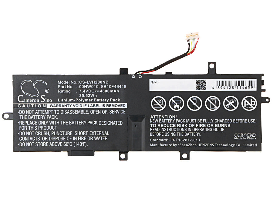 Lenovo ThinkPad Helix 2 ThinkPad Helix(20CG004JCD) ThinkPad Helix(20CGA00XCD) ThinkPad Helix(20CGA01PCD) Think Laptop and Notebook Replacement Battery-5
