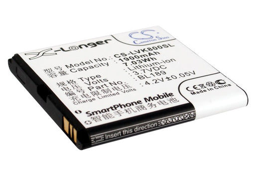 Lenovo K800 Replacement Battery-main