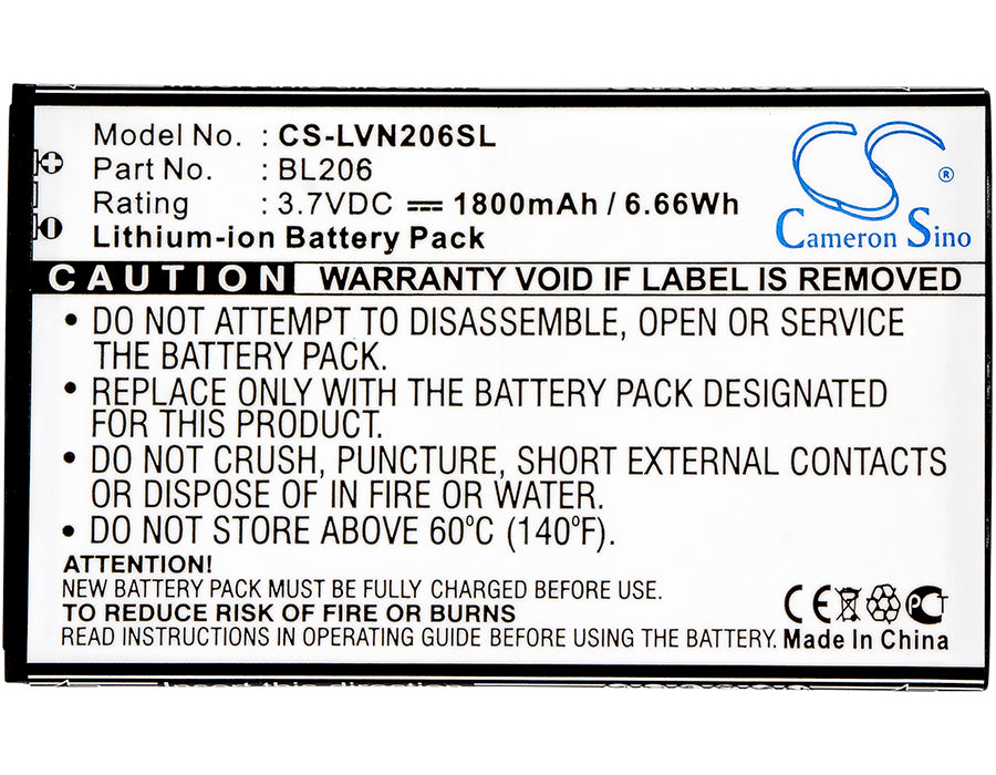 Lenovo A600E A630 Mobile Phone Replacement Battery-5