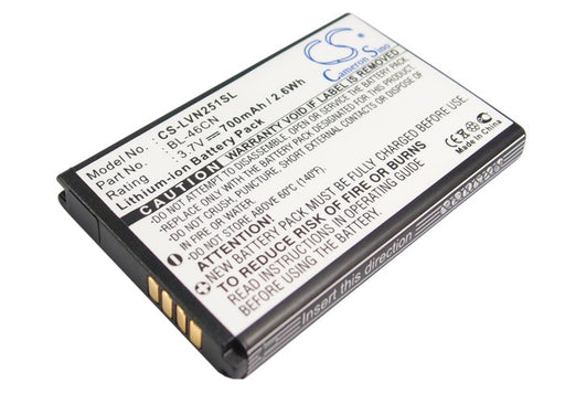LG A340 Cosmos 2 Cosmos 3 VN251 vn251s vn360 Wine  Replacement Battery-main