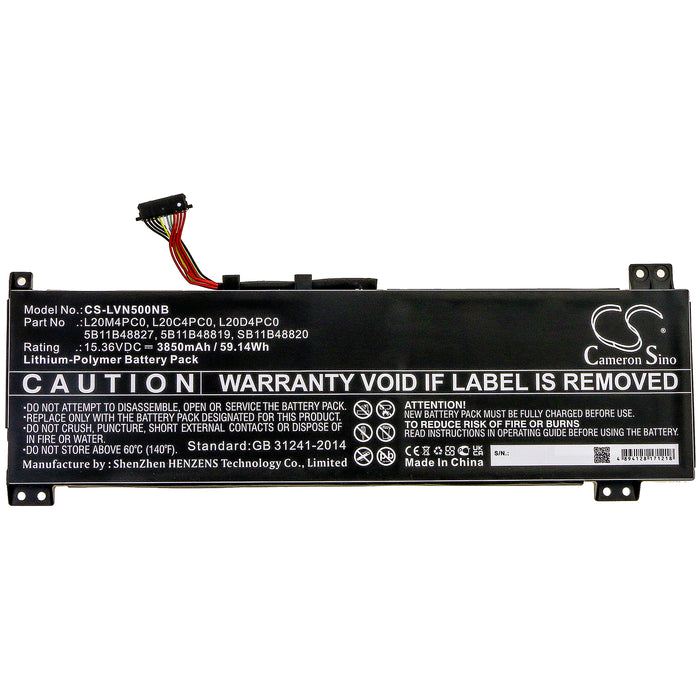 Lenovo IdeaPad Gaming 3-15ACH6 Legion 5-15ACH6 Legion 5-15ACH6A Legion 5-15ACH6H Legion 5-15ACH6H 82JU Legion  Laptop and Notebook Replacement Battery-3