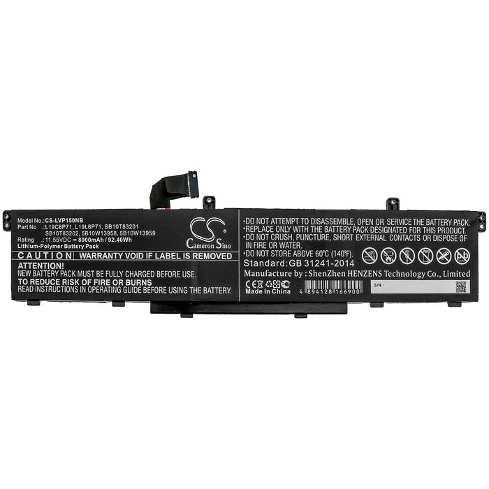 Lenovo ThinkPad P15 ThinkPad P15 Gen 1 20ST002DAU ThinkPad P15 Gen 1 20ST002FAU ThinkPad P15 Gen 1 20ST003XUS  Laptop and Notebook Replacement Battery-3