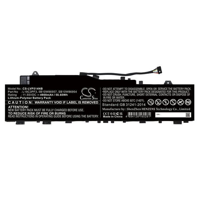 Lenovo IdeaPad 5 14 IdeaPad 5 14ARE IdeaPad Slim5-14IIL XIAOXIN Air 14 2020 Laptop and Notebook Replacement Battery