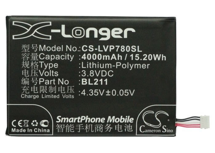 Lenovo P780 Mobile Phone Replacement Battery-5