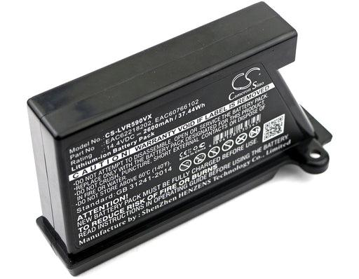 LG HomBot R66803VMNP HomBot VCARPETX HomBo 2600mAh Replacement Battery-main