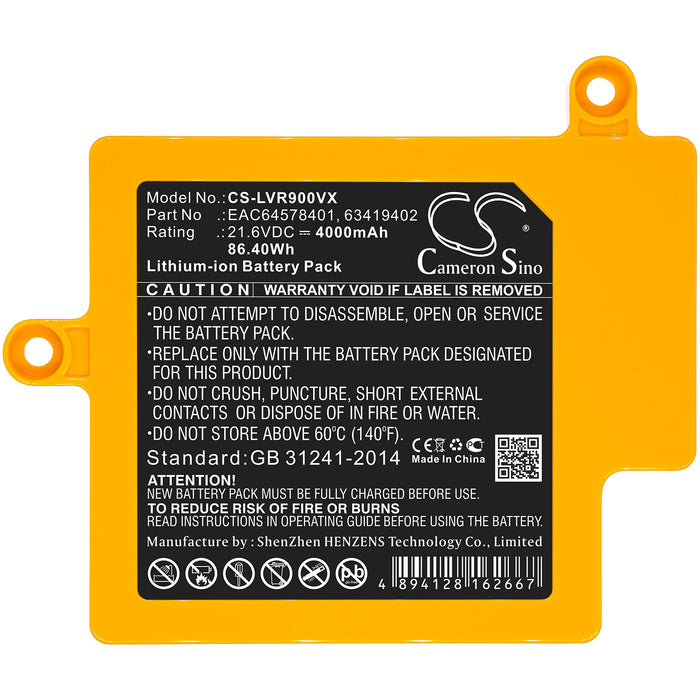 LG CordZero R9 R9MASTER Vacuum Replacement Battery-3