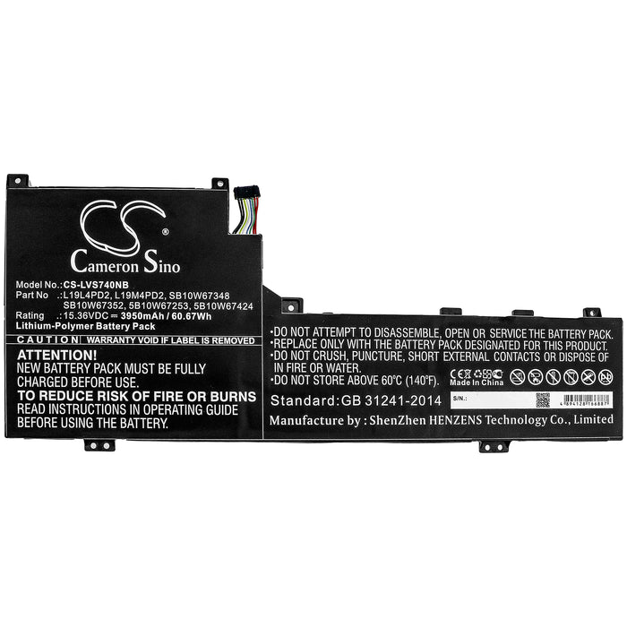 Lenovo IdeaPad S740-14IIL IdeaPad S740-14IIL-81RT Yoga S740 14 Laptop and Notebook Replacement Battery-3