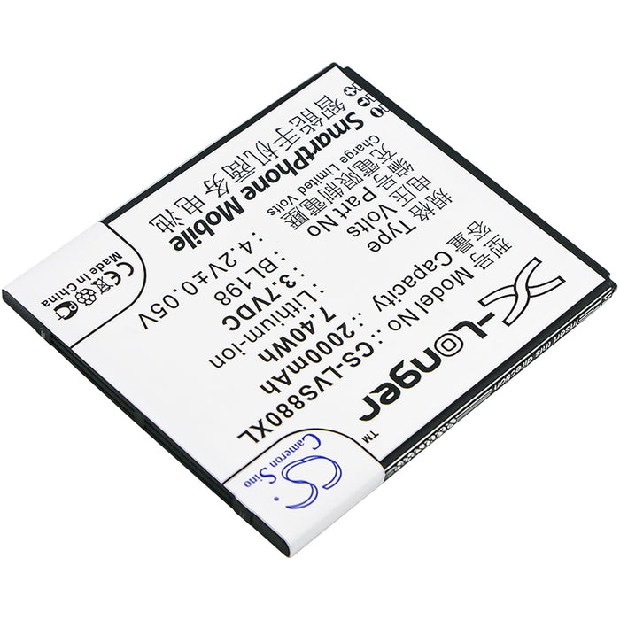 Lenovo A830 A850 K860 K860i S880 S880i S890 Mobile Phone Replacement Battery-2