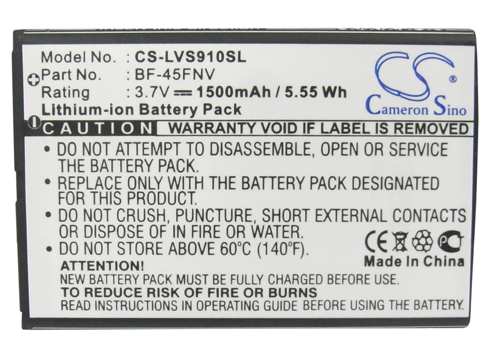 Metropcs Esteem MS910 Mobile Phone Replacement Battery-5