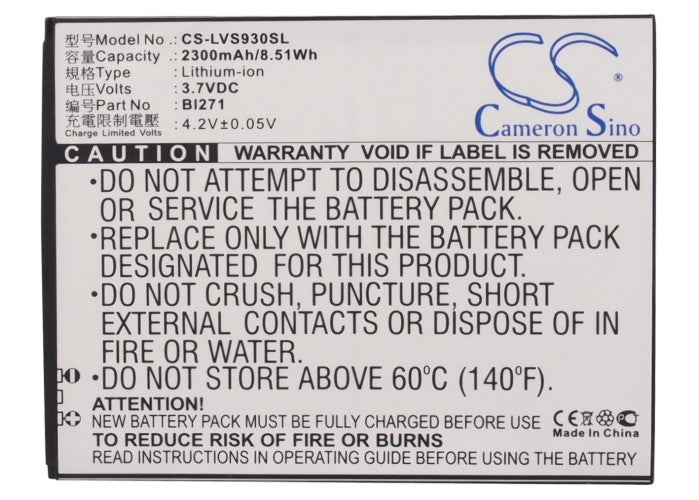 Lenovo S930 S938T S939 Mobile Phone Replacement Battery-5