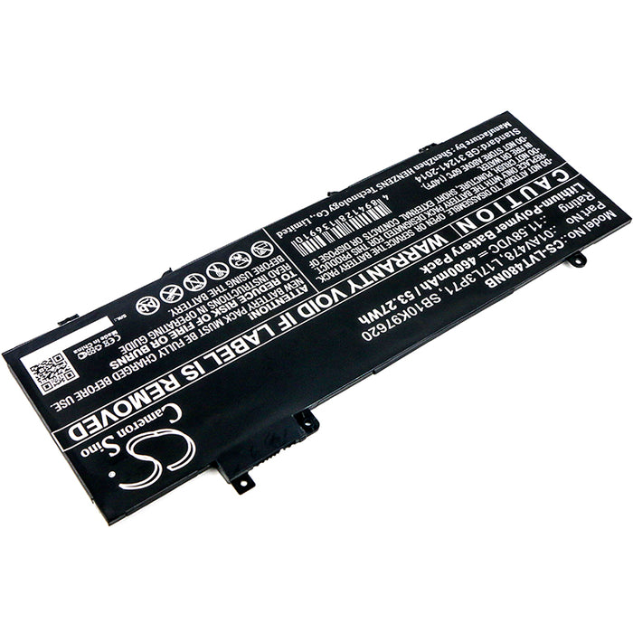 Lenovo ThinkPad T480s ThinkPad T480s 20L7002LCD ThinkPad T480s 20L7002XCD ThinkPad T480s 20L7A006CD ThinkPad T Laptop and Notebook Replacement Battery-2
