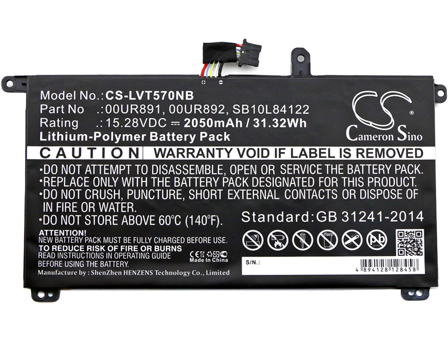 Lenovo T570 ThinkPad P51s ThinkPad P51s 20HB000SGE ThinkPad P51s(20HB 20HC) ThinkPad P51s(20HB000SGE) ThinkPad Laptop and Notebook Replacement Battery-3