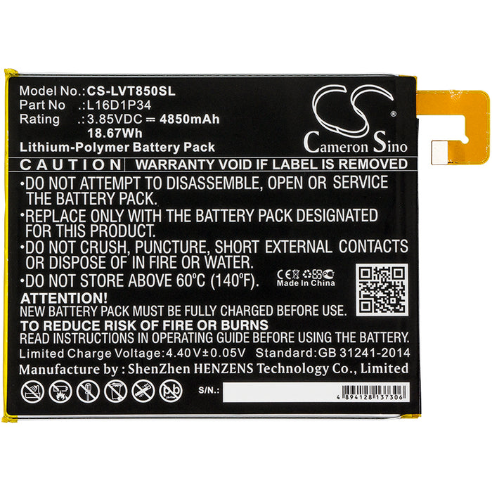 Lenovo Tab 4 Tab4 TAB4 8 TAB4 8 plus TB-8504F TB-8504N TB-8504X TB-8704x ZA2B0009US Tablet Replacement Battery-3