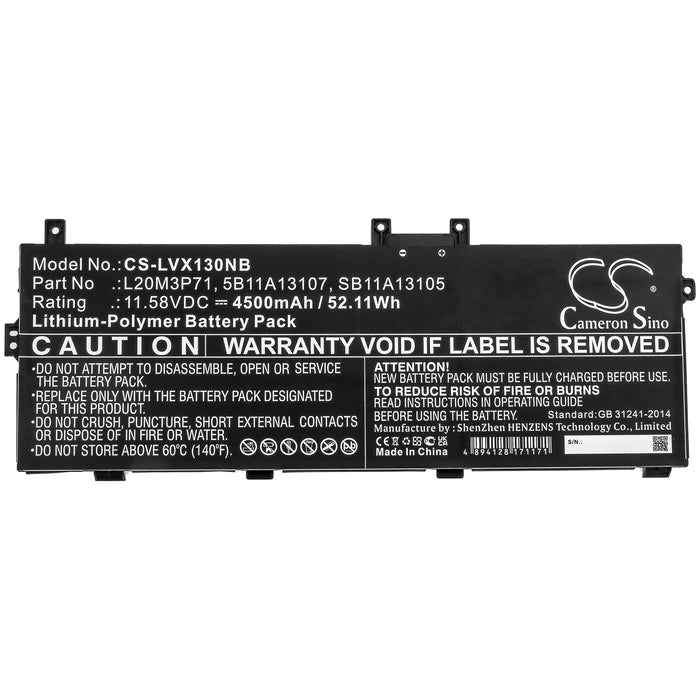 Lenovo ThinkPad X13 Yoga G2 ThinkPad X13 Yoga G2 20W80007Z ThinkPad X13 Yoga G2 20W8000TG ThinkPad X13 Yoga G2 Laptop and Notebook Replacement Battery-3