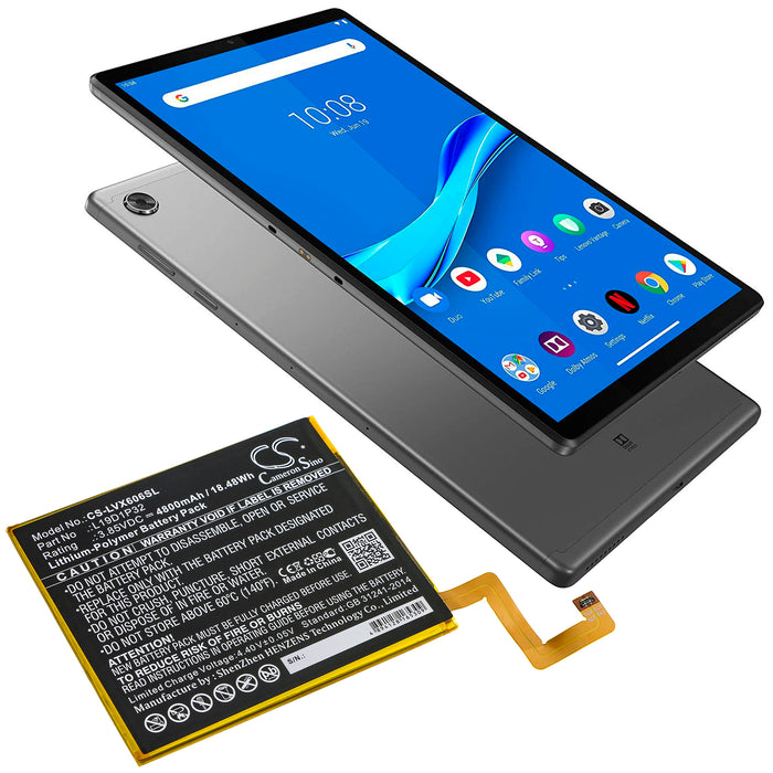 Lenovo Tab M10 Plus TB-X606F Tablet Replacement Battery-5