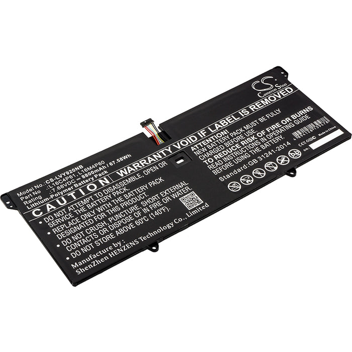 Lenovo Yoga 920 Yoga 920-13IKB Yoga 920-13IKB 80Y7 Replacement Battery-main