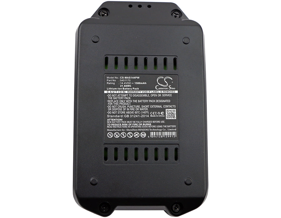 Meister Craft 5450880 MAS144 MAS144VL 1500mAh Replacement Battery-5