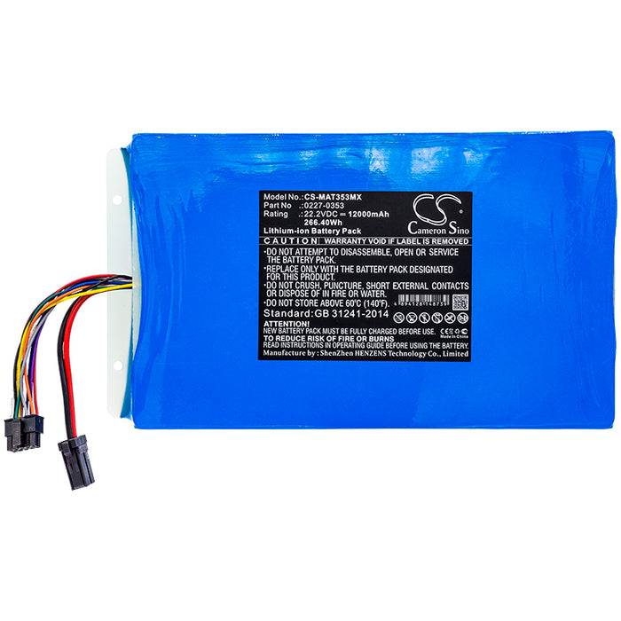 Maquet 02270353 0227-0353 0227040203 12000mAh Medical Replacement Battery-3