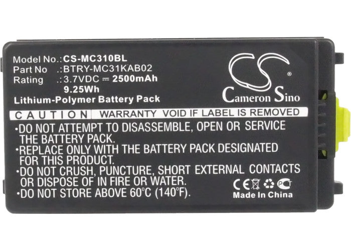 Symbol MC3100 MC3190 MC3190G MC3190-G13H02 2500mAh Replacement Battery-6
