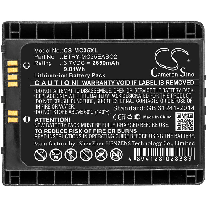 Symbol MC35 MC3504 MC3574 MC35-C-E5B2 Replacement Battery-3