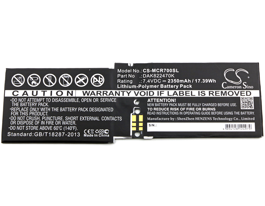 Microsoft CR7-00005 surface 1703 Surface Book 1 CR7 Surface Book 1 CR7 CR7-000 Surface Book 2 Surface Book CR7 Surface Book Tablet Replacement Battery-3