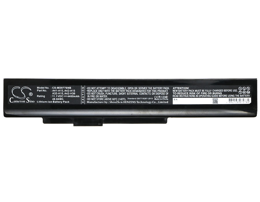 Medion Akoya 6631 Akoya E6221 Akoya E6222 Akoya E6227 Akoya E6228 Akoya E6234 Akoya E7201 Akoya E7219 Akoya E7 Laptop and Notebook Replacement Battery-5
