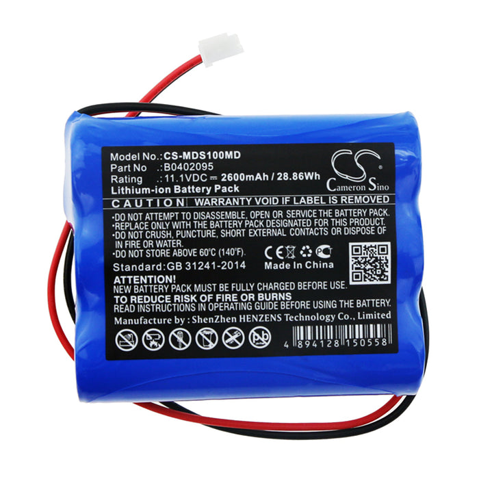 Medsonic MSCPR-1A 2600mAh Medical Replacement Battery-3
