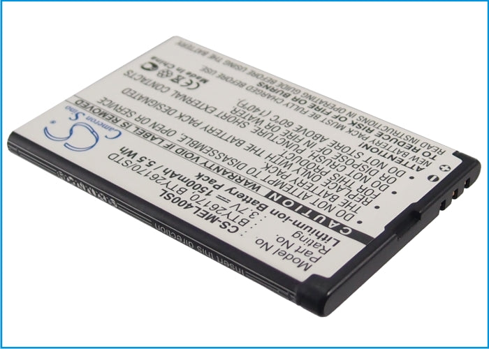 Elson EL400 Mobistel EL400 Mobile Phone Replacement Battery-2