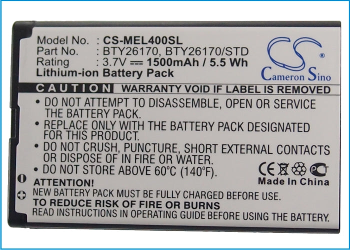 Emporia EL400 Mobistel EL400 Mobile Phone Replacement Battery-5