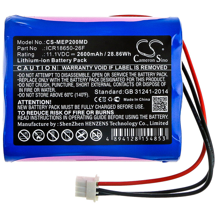 Medical Econet Compact 2 2600mAh Medical Replacement Battery-3
