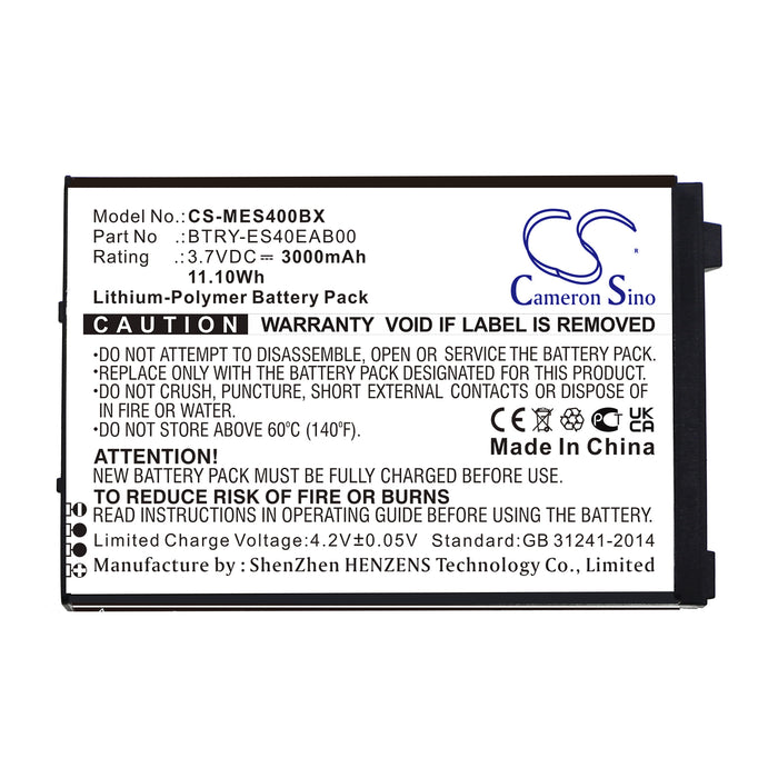 Symbol MC9500 MC9590 MC9596 3000mAh Barcode Replacement Battery