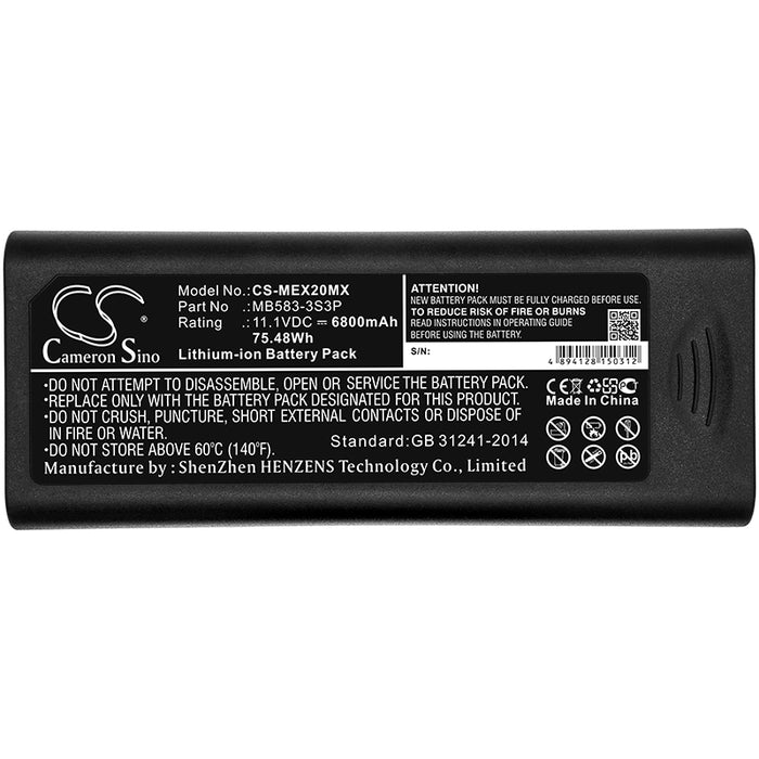 Mindray Accutorr 3 Accutorr 7 BeneView T5 BeneView T6 BeneView T8 DPM 6 DPM7 Passport 12 Passport 12m Passport 17m 6800mAh Medical Replacement Battery-5