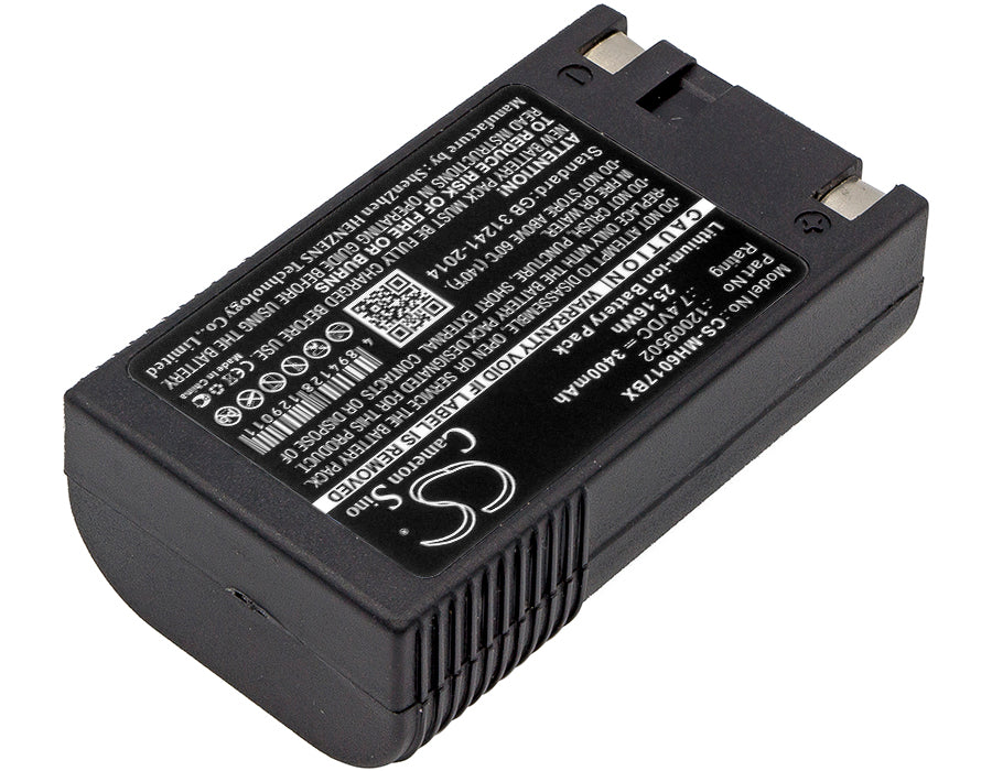 Handiprinter 6017 3400mAh Replacement Battery-2