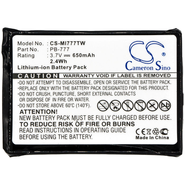 Midland 777 PMR446+ Two Way Radio Replacement Battery-5