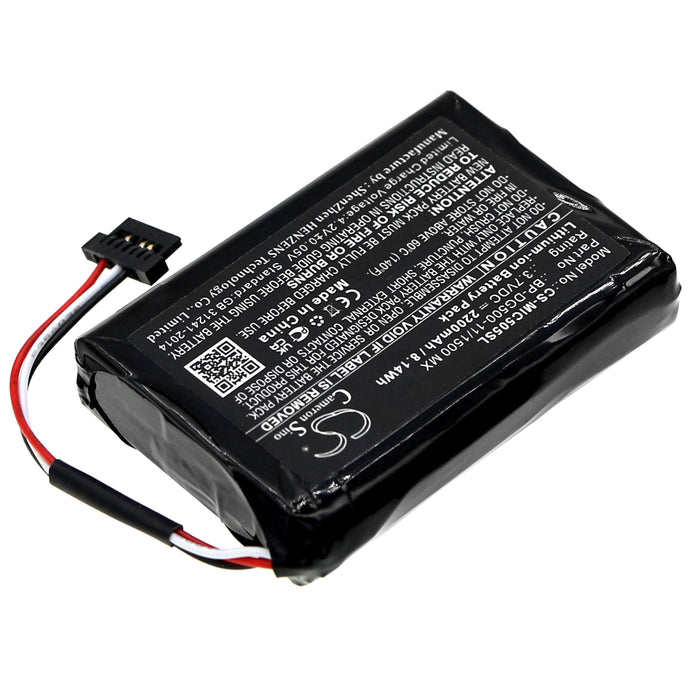 Magellan cyclo 500 HC cyclo 505 HC Dashcam Replacement Battery