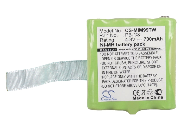 Midland 456R G6 G8 G8 BT M24 M24 Plus M24 S M48 M48 Plus M48 S M99 M99 Plus M99 S PMR446 SM400 Two Way Radio Replacement Battery-6