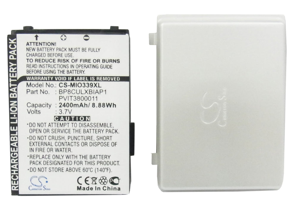 Mitac Mio 339 Mio 339BT 2400mAh PDA Replacement Battery-5