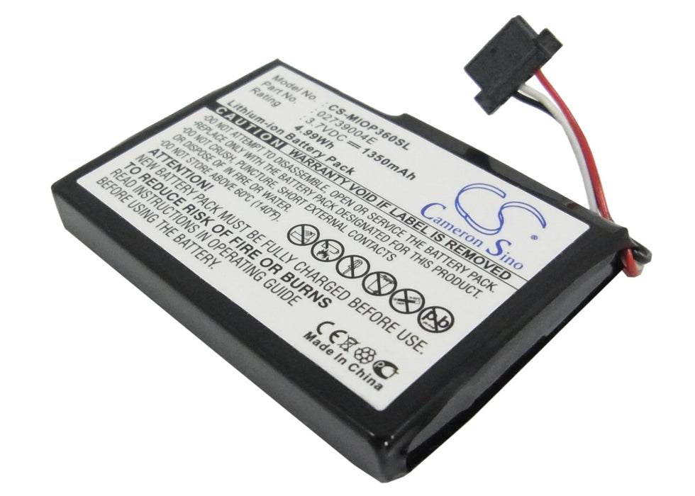 Mitac Mio P360 Mio P560 Mio P560t Mio P565 Replacement Battery-main