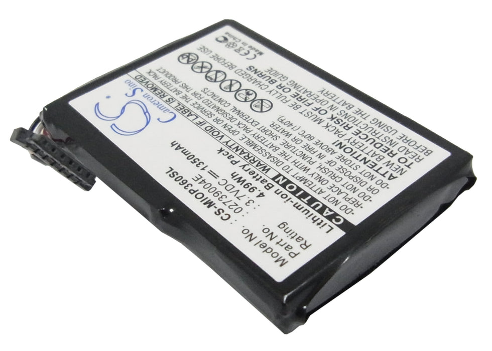 Mitac Mio P360 Mio P560 Mio P560t Mio P565 GPS Replacement Battery-2